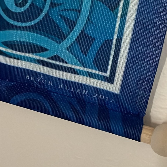 THRIVE inspirational wall hanging fabric banner tapestry Bryon Allen - Picture 2 of 3